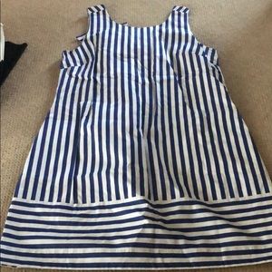Beachcomber striped bow back dress
